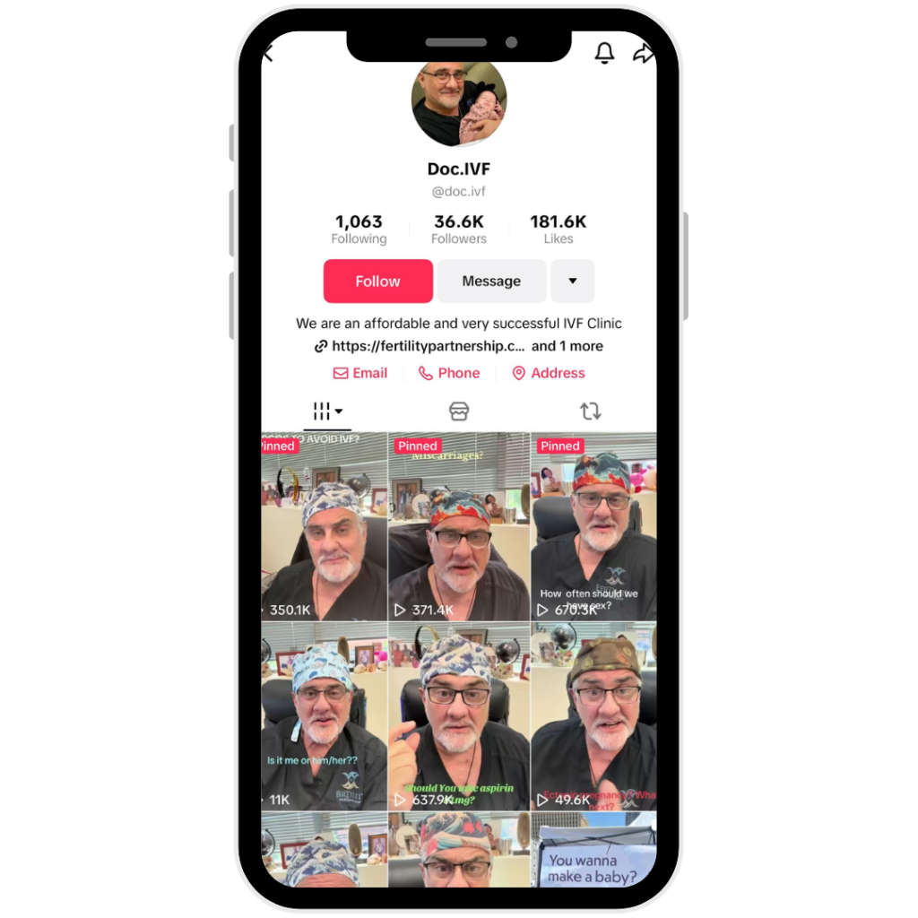 Fertility Partnership on TikTok
